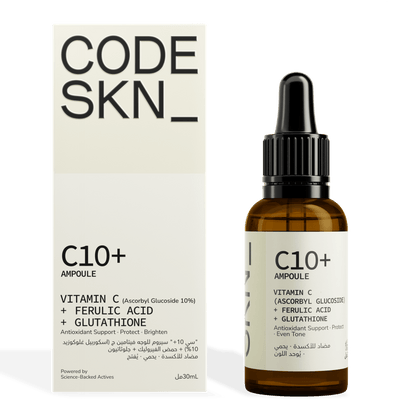 C10+: Vitamin C (Ascorbyl Glucoside) 10% + Glutathione