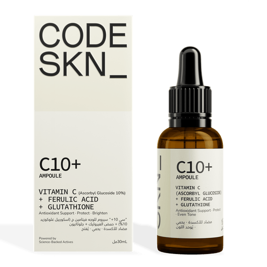 C10+: Vitamin C (Ascorbyl Glucoside) 10% + Glutathione